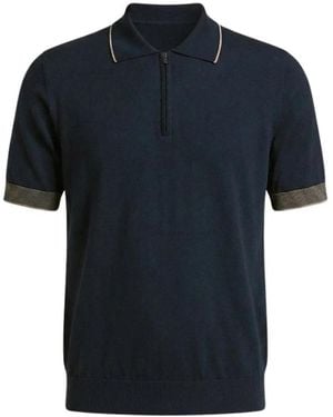 Peserico Polo Shirts - Blue