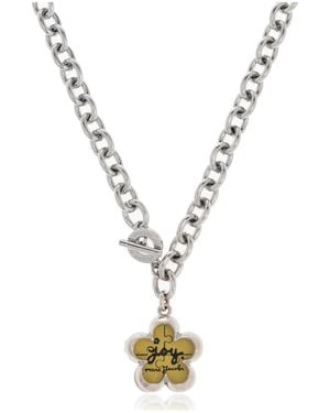 Marc Jacobs Ketting Met Hanger - Metallic