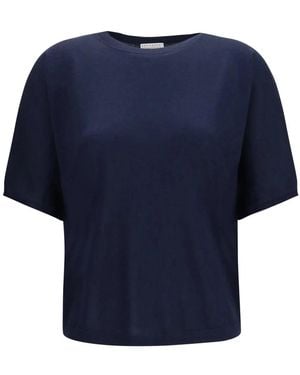 Brunello Cucinelli Round-Neck Knitwear - Azul