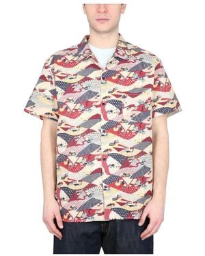 YMC Short Sleeve Shirts - Rojo