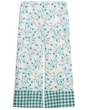 iBlues Cropped Trousers - Azul