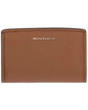 Michael Kors Bryant Medium Pebbled Leather Wallet - Bruin