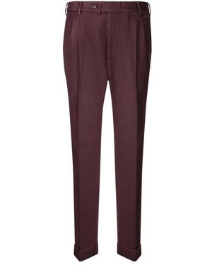 Dell'Oglio Suit Trousers - Purple