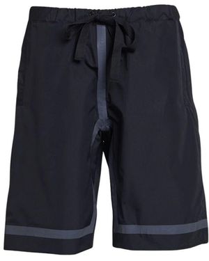 Stutterheim Reflektierende nylon knielange shorts - Blau