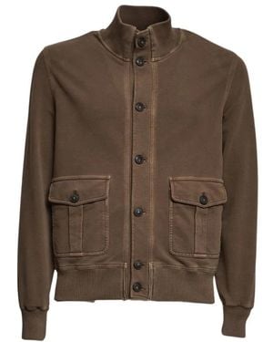 Circolo 1901 Bomber Jackets - Brown