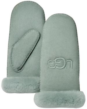 UGG Sheepskin Embroider Mitten - Grün