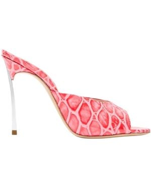 Casadei Blade Jurassic Mules - Pink