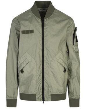 Stone Island Bomber Jackets - Verde