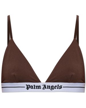 Palm Angels Logo Bh - Braun