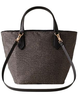 Borbonese Shopping Bags - Black