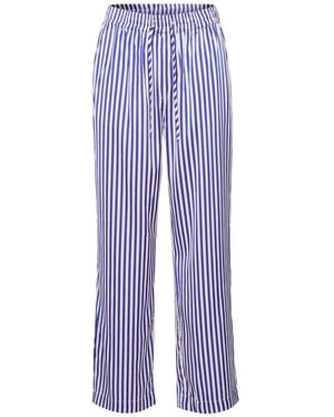 Saint Tropez Wide Trousers - Blue