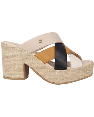 Pikolinos Heeled Mules - Multicolore