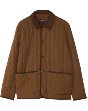 A.P.C. Light Jackets - Brown