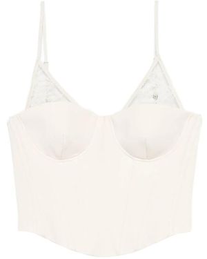 Patrizia Pepe Sleeveless Tops - Blanco