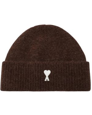 Ami Paris Beanies - Marron