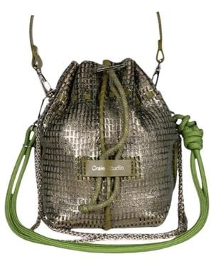 CRAIE STUDIO Tassen ,Bruin ,Leer Bibi Mini Bucket Bag - Groen