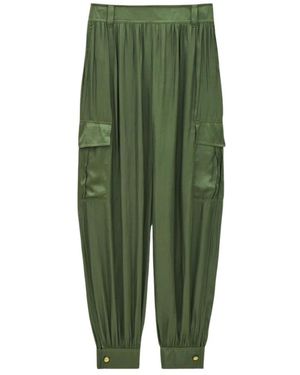 Ba&sh Broeken ,Groen ,Leer Celia Pants