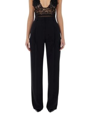 Elisabetta Franchi Wide Trousers - Black