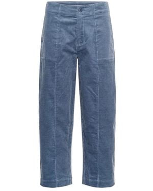 Part Two Straight Trousers - Bleu