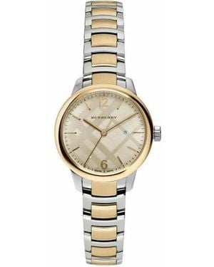 Burberry Accessoires ,Geel ,Bu 10118 Horloge - Metallic