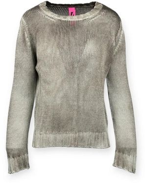 ALESSANDRO ASTE Round-Neck Knitwear - Gris