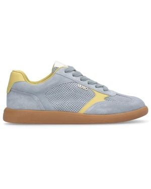 Liu Jo Perforated Suede Sneakers - Blau