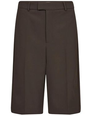 Mos Mosh Korte Broeken ,Bruin ,Delicioso Lange Shorts - Grijs