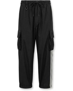 Y-3 Nylon Wired 3 Stripes Cargo Pants - Schwarz