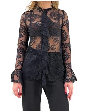 Dixie Overhemden ,Zwart ,Camicia