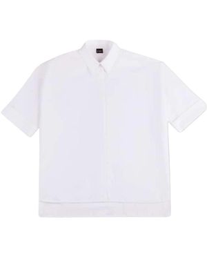 Fay Overhemden ,Wit ,Camicia M 3/4
