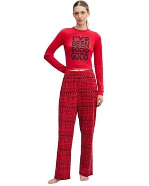 Juicy Couture I'Ve Been Good Pyjama Set - Rood
