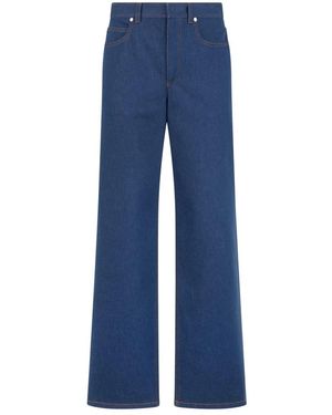 Fendi Long Jeans - Blauw