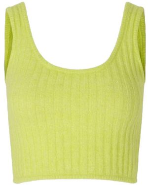 Baum und Pferdgarten Sleeveless Tops - Yellow