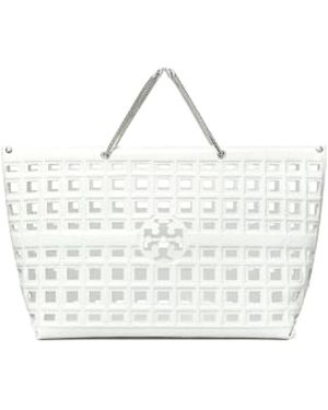 Tory Burch Tassen ,Wit ,Leer Borsa