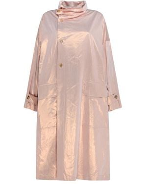 Alysi Jassen ,Roze ,Metallic Roze Waterdichte Parka
