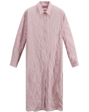 Roberto Collina Hemdblusen Kleid 261Fxa52035 - Roze