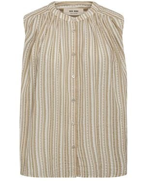 Mos Mosh Sleeveless Tops - Natural