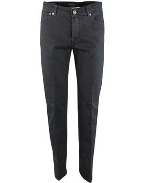 Kiton Slim-Fit Jeans - Grey
