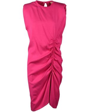 Nude Viskose kleid - Pink