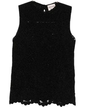 Semicouture Sleeveless Tops - Negro