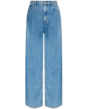 Theory Wijde Broek - Blauw