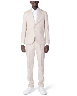 MULISH Single Breasted Suits - White