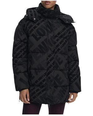 Desigual Winter Jackets - Black