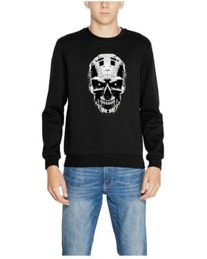 Antony Morato Hoodies & Sweatvesten ,Zwart ,Katoen Sweater Herfst/Winter Collectie