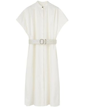 Jil Sander Shirt Dresses - White
