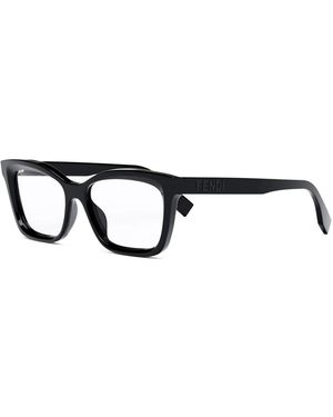 Fendi Lettering Optical Frame - Schwarz