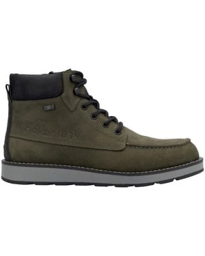 Rieker Lace-Up Boots - Black