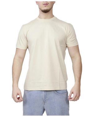 Colmar Tops ,Katoen Cotton Round-Neck T-Shirt - Naturel