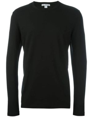 James Perse Long Sleeve T-Shirts - Black