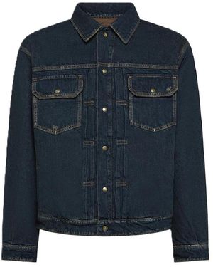 CYCLE Saki Trucker Jacket - Blau